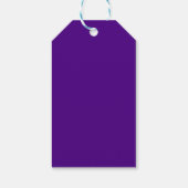 Lila Geschenketikett mit vertikaler Split - Anpass Geschenkanhänger (Rückseite)