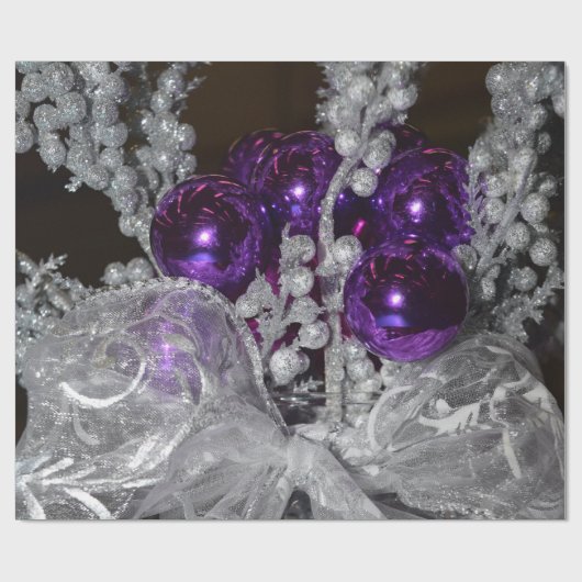 Lila Geschenkpapier (Flach)