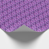 Lila Geschenkpapier (Ecke)