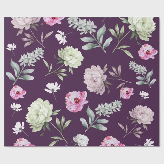 Lila Geschenkpapier (Flach)