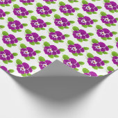 Lila Geschenkpapier (Ecke)