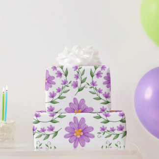 Lila Geschenkpapier