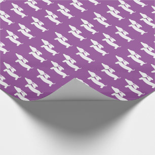Lila Geschenkpapier