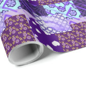 Lila Geschenkpapier (Rolleneckpunkt)