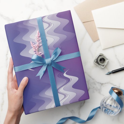 Lila Geschenkpapier (Schenken)