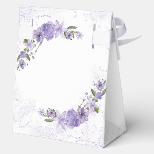 Lila Geschenkschachtel (Rückseite)