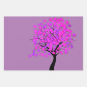 Lila Geschenkverpackungsblätter Geschenkpapier Set (Vorderseite 3)