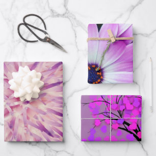 Lila Geschenkverpackungsblätter Geschenkpapier Set