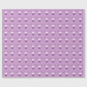 Lila Geschenkwrap für Monster Geschenkpapier (Flach)