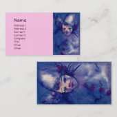 LILA GESCHLOSSEN VISITENKARTE (Vorne/Hinten)