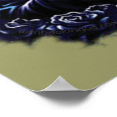 Lila gesegnete Jungfrau Mary Print Poster (Ecke)