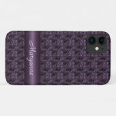 Lila Gestaltdesign Case-Mate iPhone Hülle (Rückseite (Horizontal))