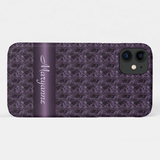 Lila Gestaltdesign Case-Mate iPhone Hülle (Rückseite (Horizontal))