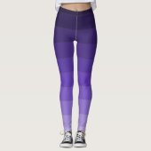 Lila gestreifte Leggings (Vorderseite)