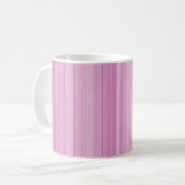 Lila gestreifte Tasse (Vorderseite Links)