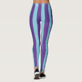 Lila gestrichen leggings (Rückseite)