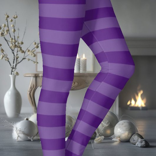 Lila gestrichen leggings