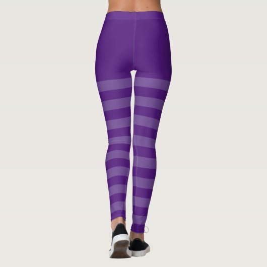 Lila gestrichen leggings (Rückseite)