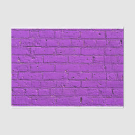 Lila gestrichene Ziegelmauer Seidenpapier