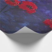 Lila gestrichenes Papier mit roten Papieren Geschenkpapier (Ecke)