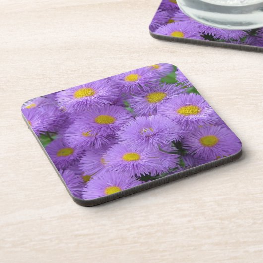 Lila Getränkeuntersetzer (Linke Seite)