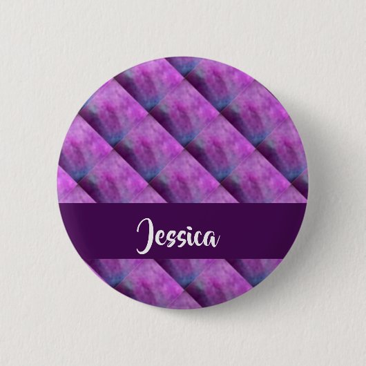 Lila getupft gemustert button (Vorderseite)