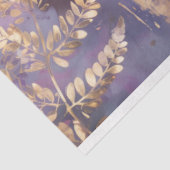 Lila Gewebe aus botanischer Eleganz Seidenpapier (Ausschnitt)