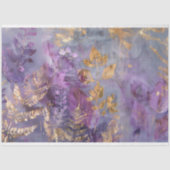 Lila Gewebe aus botanischer Eleganz Seidenpapier (Vorderseite)