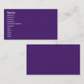 Lila Gewebe Visitenkarte (Vorne/Hinten)