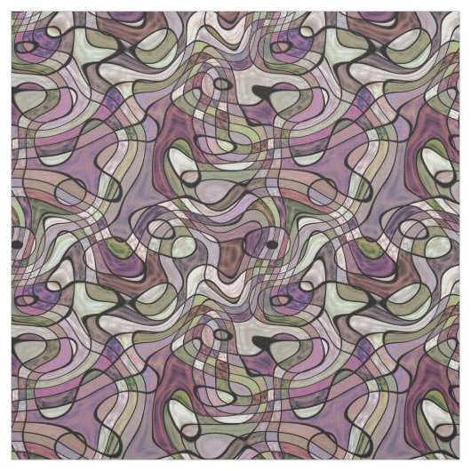 Lila gewölbtes, gezogenes Retro-Quadrat-Muster Stoff (Muster)