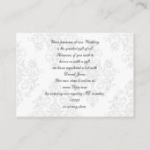 lila Gift-Registrierungskarten Begleitkarte (Rückseite)