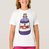 Lila Giftflasche T-Shirt (Vorderseite)