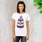 Lila Giftflasche T-Shirt