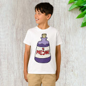 Lila Giftflasche T-Shirt