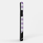 Lila Gingham Black Polka Dot iPhone 5 Fall Case-Mate iPhone Hülle (Hinten/Rechts)