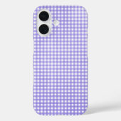 lila Gingham Case-Mate iPhone Hülle (Rückseite)
