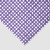 Lila Gingham-Karo-Kontrollkästchen Seidenpapier (Ausschnitt)