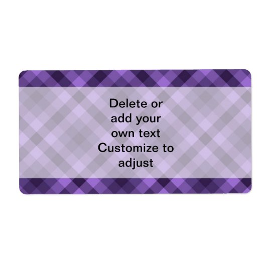 Lila Gingham-Muster (Vorne)