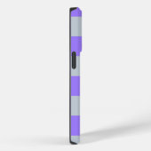 Lila Gingham-Muster Case-Mate iPhone Hülle (Rückseite / Rechts)