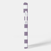 Lila Gingham-Muster Case-Mate iPhone Hülle (Rückseite / Links)