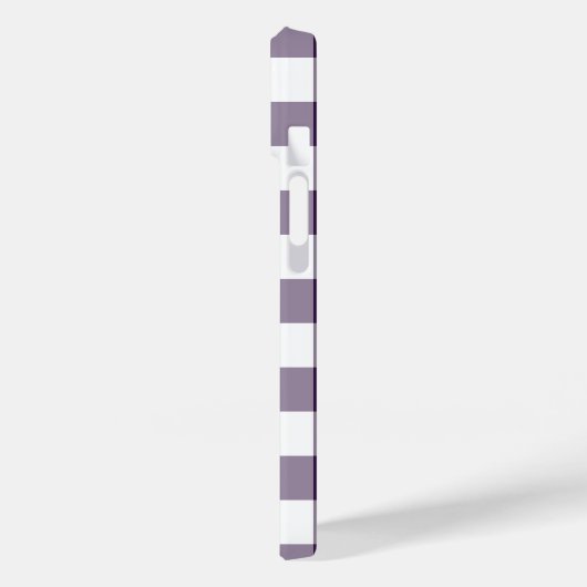 Lila Gingham-Muster Case-Mate iPhone Hülle (Rückseite / Links)