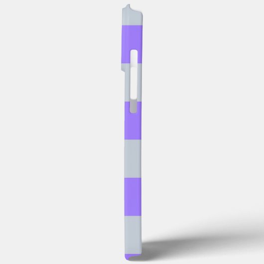 Lila Gingham-Muster Case-Mate iPhone Hülle (Rückseite / Links)