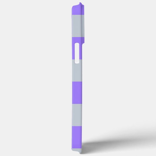 Lila Gingham-Muster Case-Mate iPhone Hülle (Rückseite / Rechts)