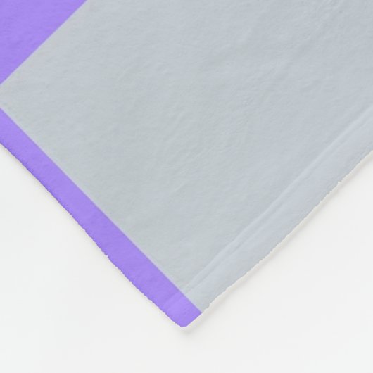 Lila Gingham-Muster Fleecedecke (Ecke)