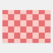 Lila Gingham-Muster Geschenkpapier Set (Vorderseite 2)