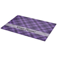 Lila Gingham-Muster