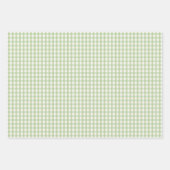 Lila Gingham und Floral Wrapping Paper Sh Geschenkpapier Set (Vorderseite 3)