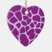 Lila Giraffe Art Keramik Ornament (Rechts)