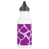 Lila Giraffe Art Trinkflasche (Links)