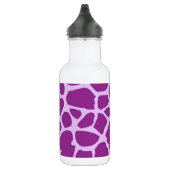 Lila Giraffe Art Trinkflasche (Rechts)